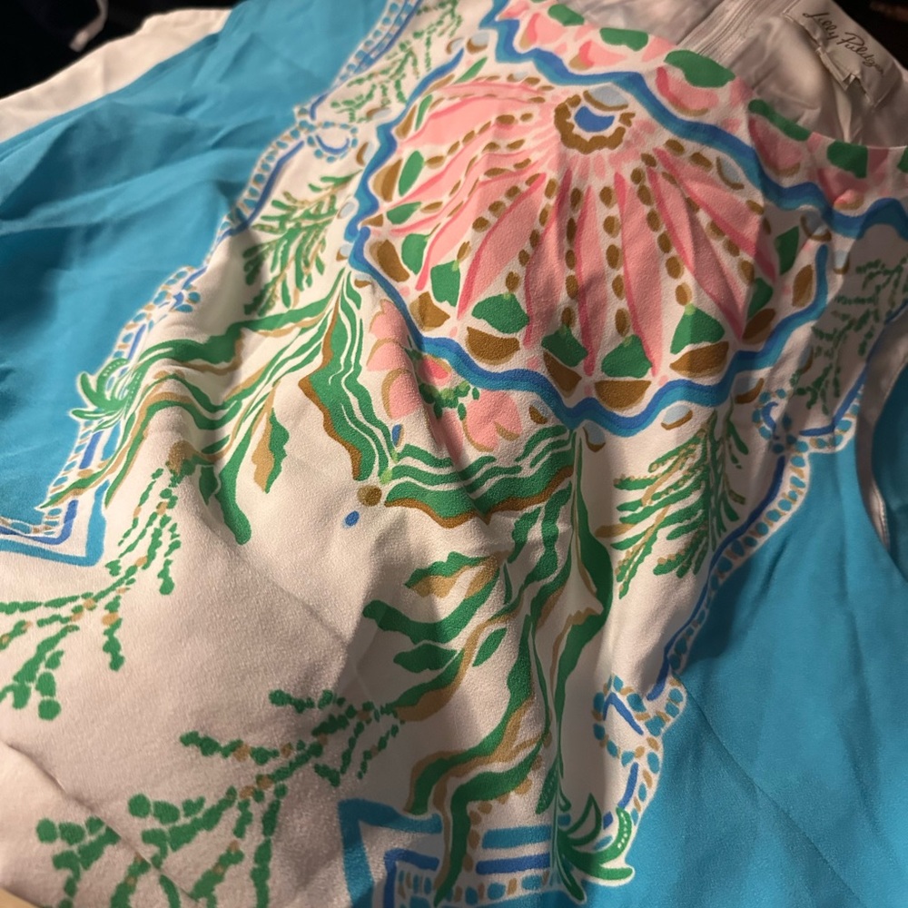 NEW Lilly Pulitzer DONNA Sleeveless Romper, CALYPSO SUN - Picture 9 of 11